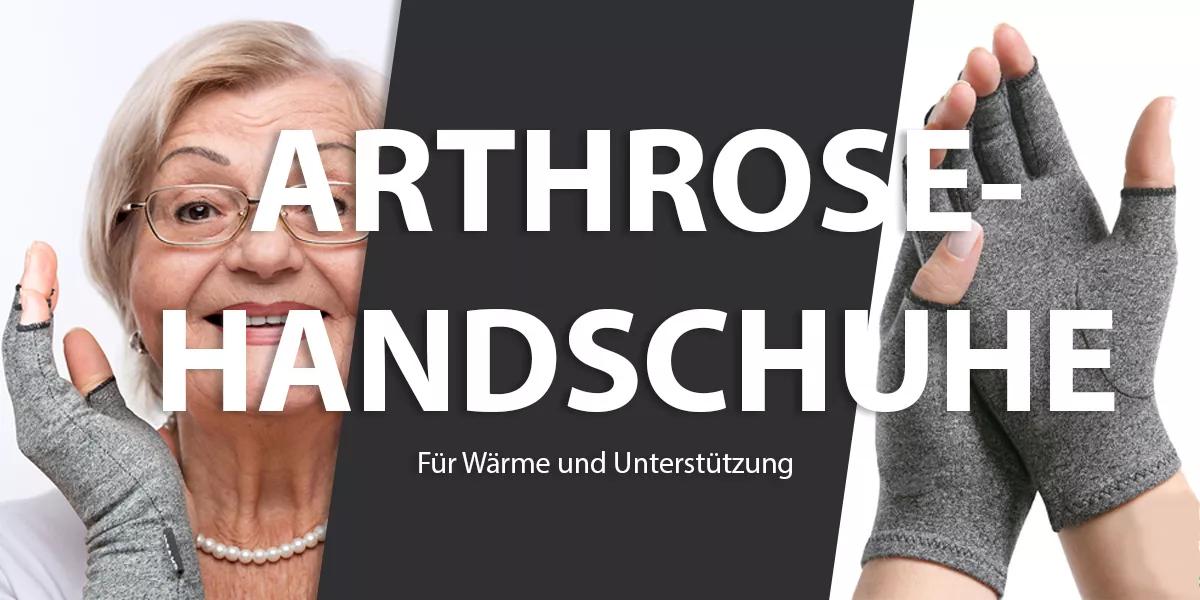 Bild einer Person, die Arthrose-Handschuhe trägt